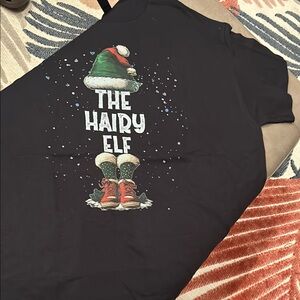 The Hairy Elf Black T-Shirt